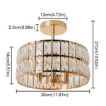 lustre moderne élégant transparent strass argenté noir doré éclairage intérieur salle manger couloir