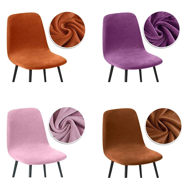 chaise moderne velours beige blanc violet rose marron orangeversible 22 48cm
