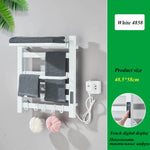 radiateur serviettes électrique acier inoxydable blanc noir moderne thermostatique touchscreen chauffage fibre carbone ipx4
