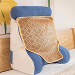 coussin soutien ergonomique moderne lavable vert rose gris bleu jaune pp coton polyester