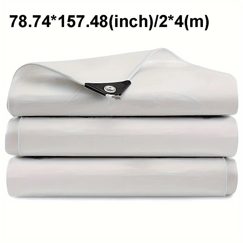 voile d'ombrage blanc imperméable anti uv résistante camping jardin patio