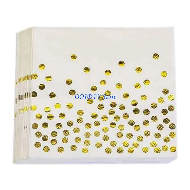 strass argent or feuilles brillantes 20 pièces décoratives anniversaire jetables opaques