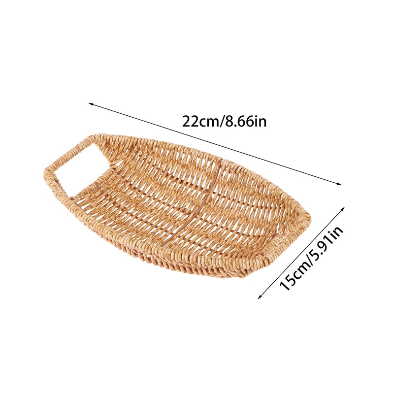 paniers rotin marron clair tissage fin traditionnels poignées intégrées utilisation multiple réutilisable