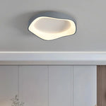 plafonnier led moderne minimaliste acrylique blanc chambre salon entrée lumière