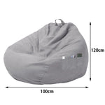 coussin sol gris uni moderne poche taille xl sans remplissage