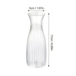 vases transparents classiques décoration table fleurs artificielles arrangement floral inébranlables durable
