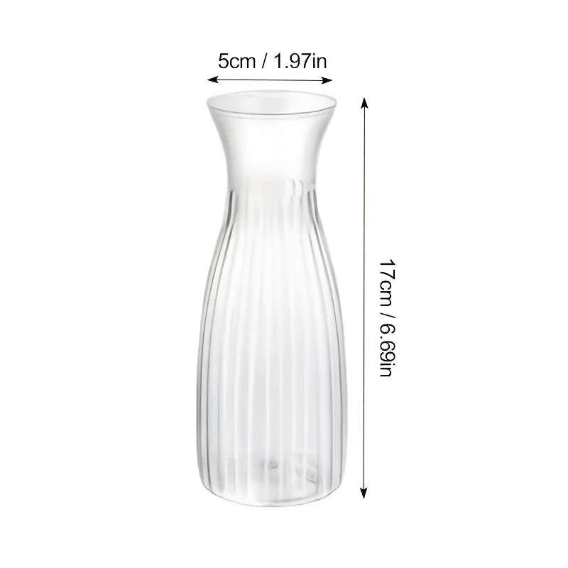 vases transparents classiques décoration table fleurs artificielles arrangement floral inébranlables durable