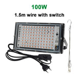 lampe led culture vegetale noire 100w 200w 300w 50w ip65 waterproof moderne tringle