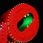lettres lumineuses led rouge vert bleu texture lego moderne kit bricolage petite notice pdf