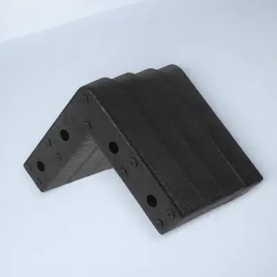 supports d'angle meubles noir industriels modernes trous vis rehausseurs pieds plastique lot quatre