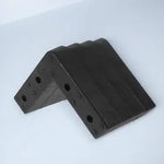supports d'angle meubles noir industriels modernes trous vis rehausseurs pieds plastique lot quatre