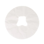 serviettes toilette blanches roses adhésives modernes pack 100 unies opaques