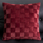housse coussin polyester géométrique chevaux marron blanc moderne décoration intérieure nordique fixations