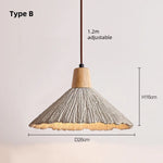 lampe suspendue marbre blanc cassé moderne rayures horizontales légèrement irrégulières