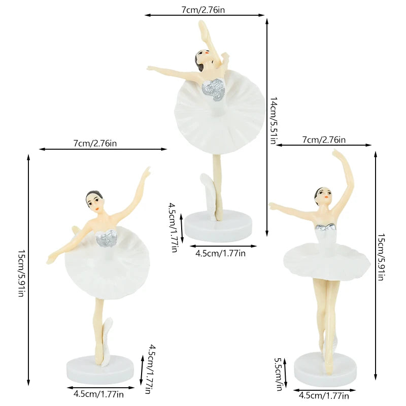 décoration gâteau danseuse tutu plumes chaussures danse transparentes anniversaire rose blanche ballet