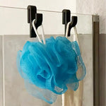 porte serviettes mural cactus noir clips moderne salle bain ABS