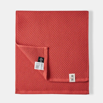 serviette coton rouge moderne absorbante rapide 33x72cm lavage main qualité adulte toilette