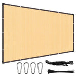 toile protection solaire noir maille fine opacité moderne anneaux métalliques corde boules élastiques guide