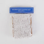 décoration murale filet pêche bleu marine beige clair tissé main nautique coquillages naturels plage