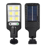 lampe solaire led détecteur mouvement support mural noir jaune moderne sécuritéextérieur