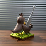 support brosse dents électrique pokémon farfetch'd cartoon enfantin marron beige jaune vert ornement salle