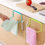 porte serviettes mural adhésif moderne couleur bleu clair vert rose blanc