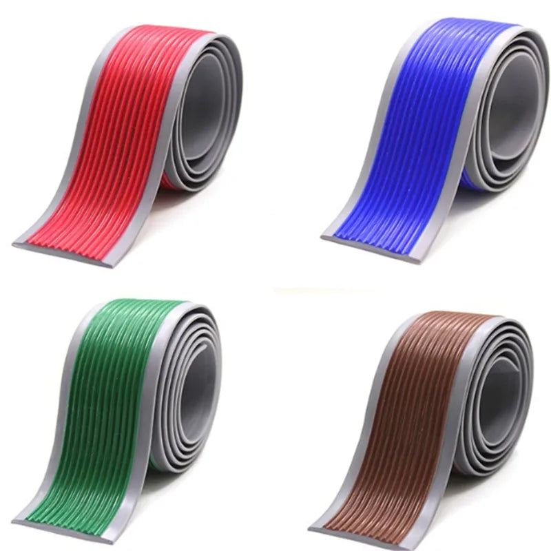 bandes antidérapantes marches escalier gris jaune bleu rouge modernes adhésives opaques rainurées sécurité