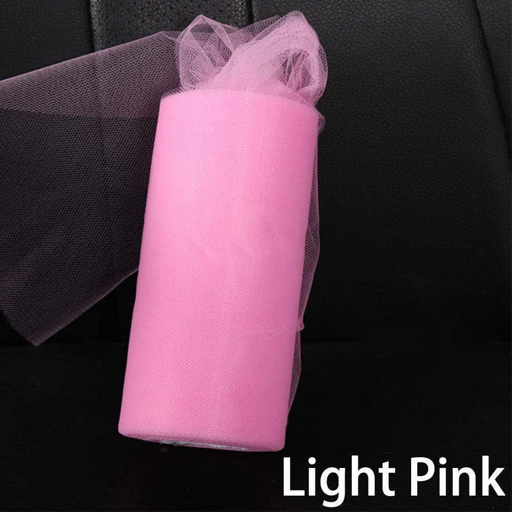 rubans tulle violet rose bleu festifs opaques tulle fini polyester décoration mariage artisanat rapide