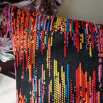 taie d'oreiller moderne colorées noir polyester rectangle sofa decorative chair bedding