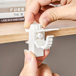 supports rideau blancs moderne clips tige support facile durable maisonDecoration