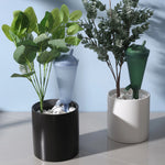 distributeur eau plante arrosage goutte goutte bouteille adhésif moderne kit pot fleur vert bleu