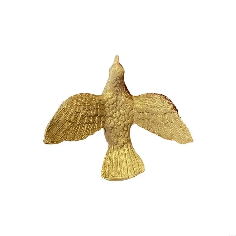 accessoires fenêtre agrafes dorées papillon libellule oiseau renne artisanal élégant métal