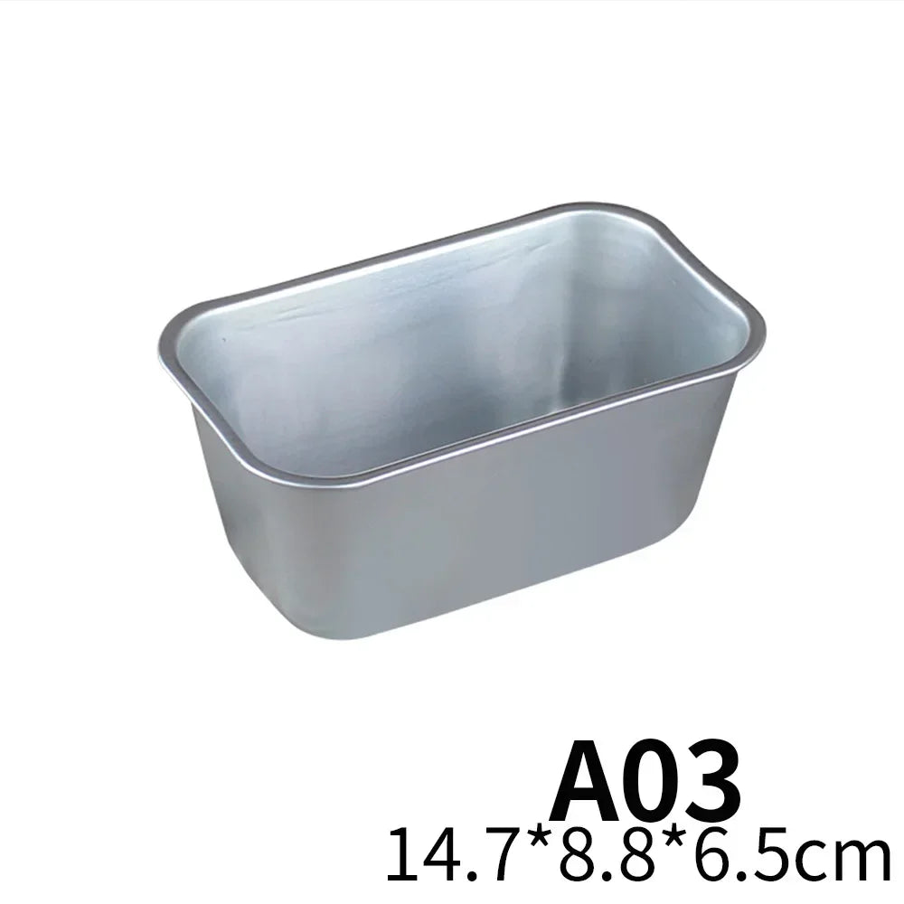 moules pain aluminium argenté modernes antiadhésifs diverses tailles cuisine pâtisserie boulangerie gadgets