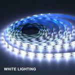 ruban led blanc moderne adhésif 60 led 6000k 5v usb câble 1m