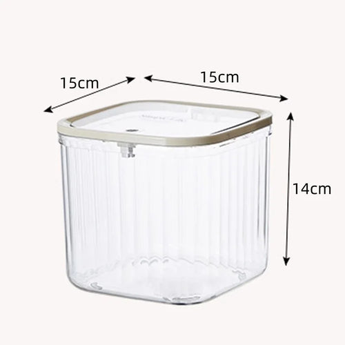 boîtes rangement modernes transparentes réutilisables bijoux rangement minimaliste poignées