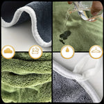 serviettes bain absorbantes gris blanc vert rapide sèchement douces modernes