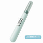 clips coton draps vert clair rose pâle forme cœur moderne pratique pièces facile