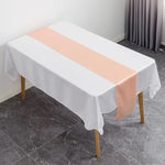 table chemin table uni moderne rouge blanc jaune doré bleu roi beigeclair opacité saisonmariages