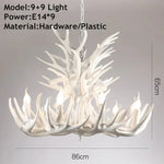 lustre suspendu rustique boisé marron clair ampoules incandescence sans ombre bras