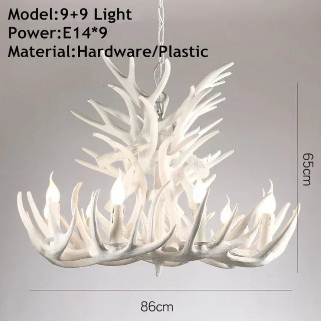 lustre suspendu rustique boisé marron clair ampoules incandescence sans ombre bras