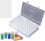 boîtes rangement transparentes pots ronds stockage diy accessoires broches graines vis fixations artisans