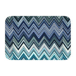 tapis moderne multicolore zigzag antidérapant polyester extérieur intérieur bain chambre