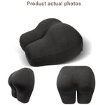 oreiller multifonctionnel ergonomique gris coton polyester mousse forme coussin confortable zippered lit dormir côté