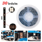 ruban led flexible noir 30 leds mètre télécommande adhésif moderne chambreRGBOptimal