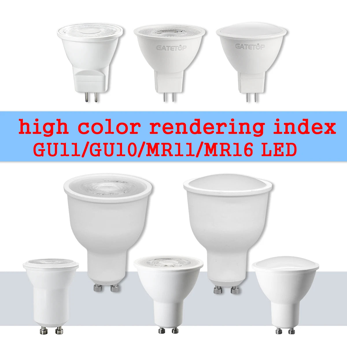 lot ampoules led spot gu10 gu5.3 blanc chaud éclairage intérieur moderne