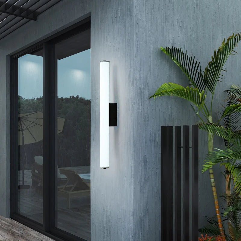 applique murale led moderne blanc noir fixée mur éclairage quotidien chambre cuisine salon