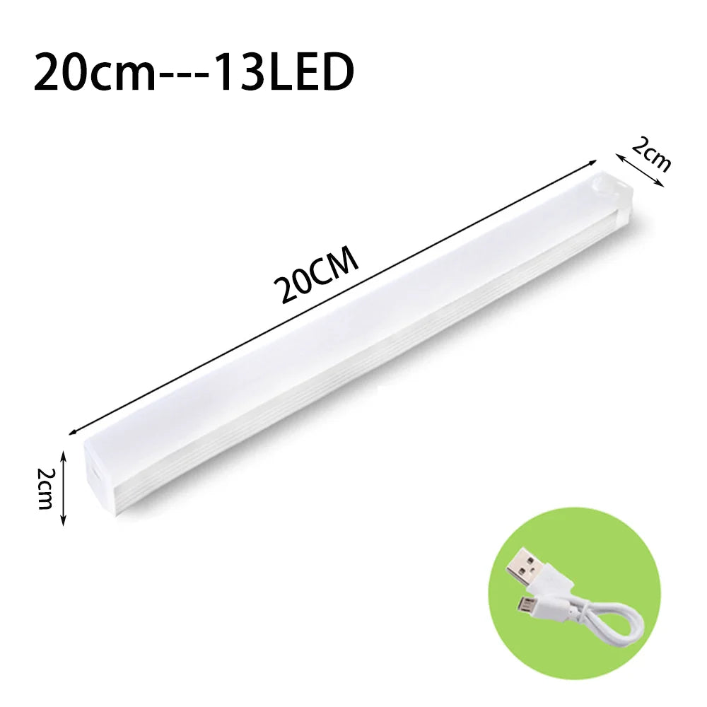 veilleuse led rechargeable détecteur mouvement 10cm 20cm 30cm 50cm blanc moderne minimaliste
