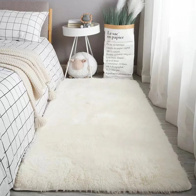tapis doux gris clair peluche motifs floraux moderne confortable polyester lavage mécanique solide