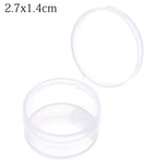 boîtes rangement transparentes petites objets bijoux vis divers 2.7x1.4cm 3.2x1.8cm 3.6x3cm 4.2x2.2cm 4.8x2.5cm 4.8x4.2cm