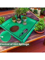 tapis jardinage protection plantes utilitaire vert texturé pots cactus succulentesoutil jardinerie
